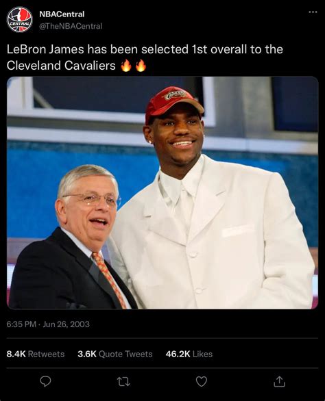 Old Nba Tweets On Twitter Nba Twitter Reacts To Lebron James Getting