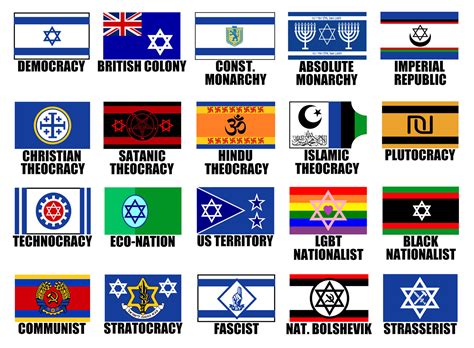 Super Deluxe Alternate Flags Of Israel By Wolfmoon25 On Deviantart