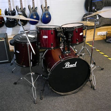 Pearl Forum Drum Kit Hardware And Cymbals 2nd Hand Collection Only