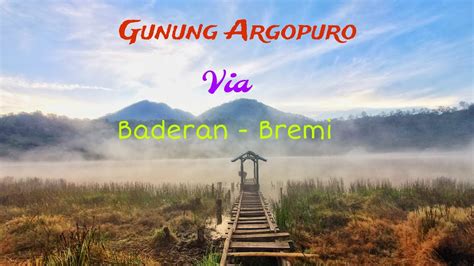 Pendakian Gunung Argopuro 3 088 Mdpl Via Baderan Bremi YouTube
