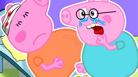 Goodbye Mummy Pig Dont Leave Me Alone Peppa Pig Funny Animation