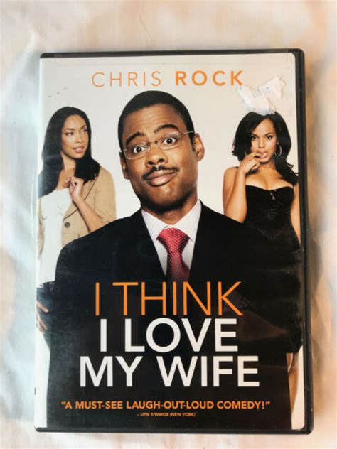 I Think I Love My Wife Dvd 2007 R Widescreen Full Screen Chris Rock For