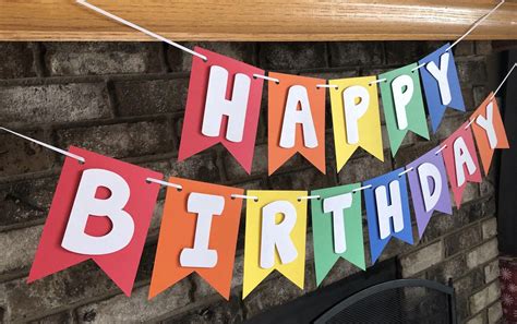Excited To Share This Item From My Etsy Shop Rainbow Birthday Banner
