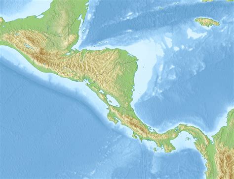 Файл:Relief map of Central America.jpg — Википедия