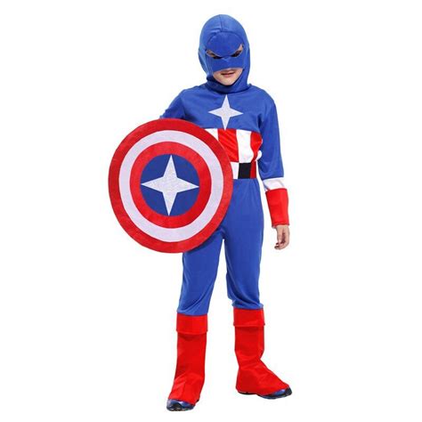 Superhero The Avengers Captain America Muscle Costume High Quality
