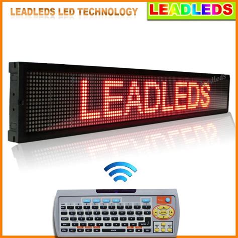 40x63 Led Display Indoor Programmable Scrolling Message Led Sign