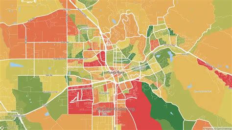 The Safest And Most Dangerous Places In Santa Rosa Ca Crime Maps And Statistics