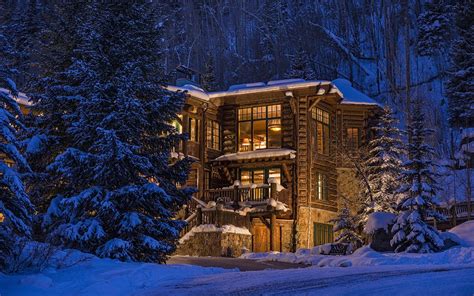 Colorado Snow Cabin Luxury Cabin In Colorado Snow Winter House