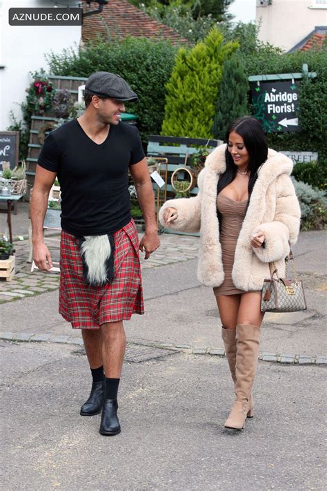 Yazmin Oukhellou Seen At The Only Way Is Essex Tv Show Filming In