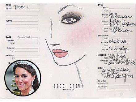 I got the blogging bug this morning and wrote a post! Kate's wedding day make up color chart. | Hochzeits make ...