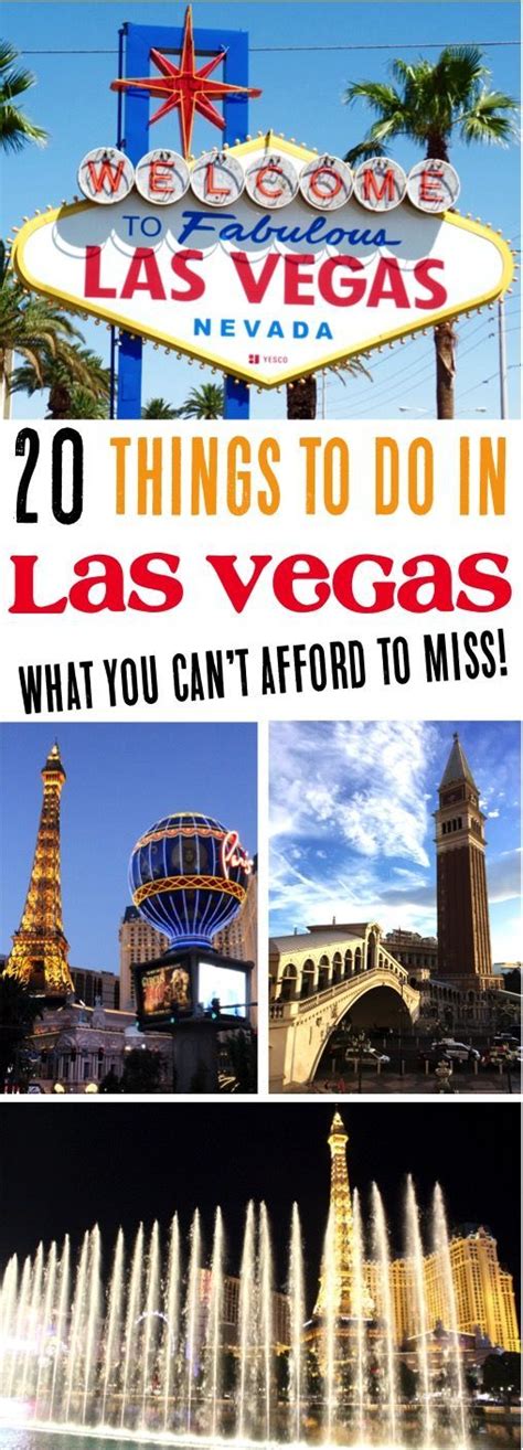 Las Vegas Vacation Tips Check Out This Big List For Las Vegas Budget