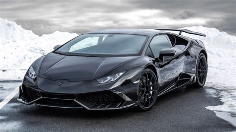 Lamborghini Huracan Vellano Mc Matte Black Wallpapers Free Supercar
