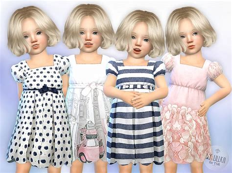 Toddler Dresses Collection P03 Found In Tsr Category Sims 4 Toddler