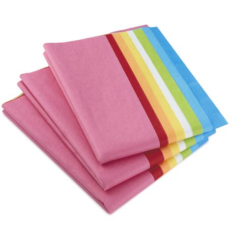 Assorted Rainbow Colors Bulk Tissue Paper 120 Sheets Tissue Hallmark