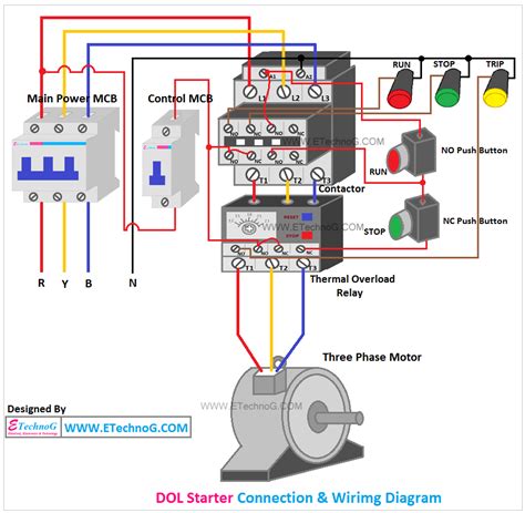 Single Phase Motor Starter Wiring Diagram Pdf