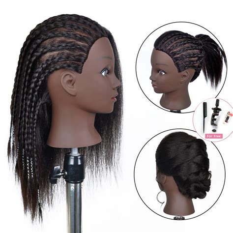 Meiverah Mannequin Head 100 Human Hair Manikin Head Styling Etsy Canada