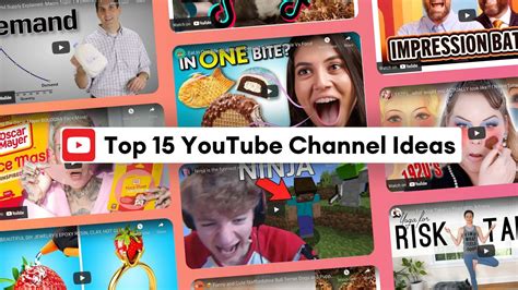 Top 15 Youtube Channel Ideas Based On Most Subscribers