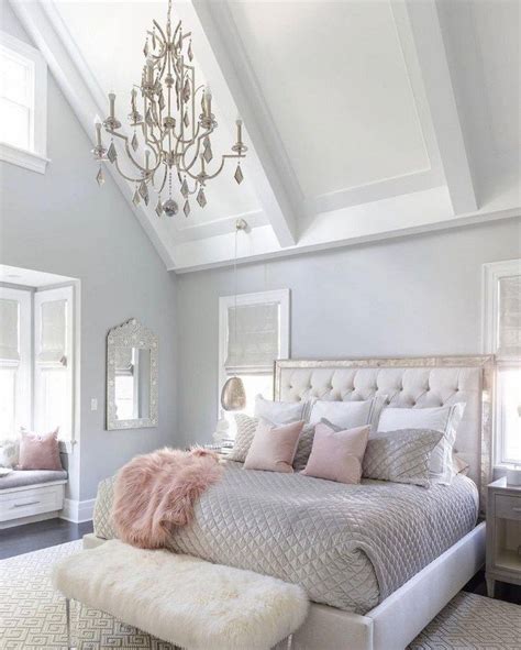 54 White And Grey Master Bedroom Interior Design Ideas That Will Make