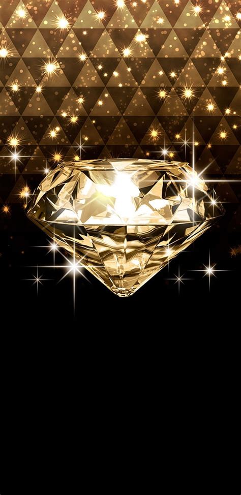 Diamond Shine Gold Golden Pretty Sparkle Hd Phone Wallpaper Peakpx