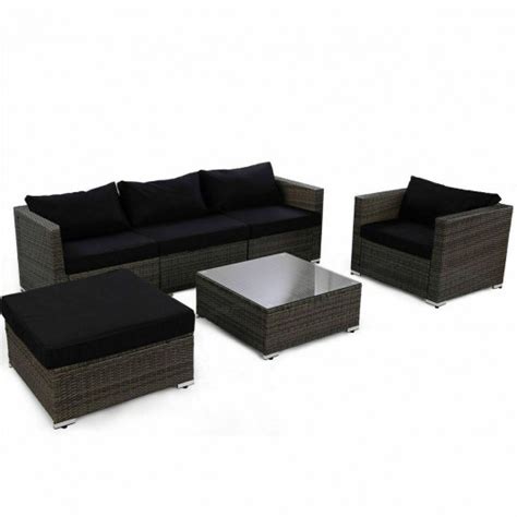 Black Rattan Garden Furniture