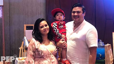 Jomari Yllana Joy Reyes First Baby Baptized Celebrates First Birthday