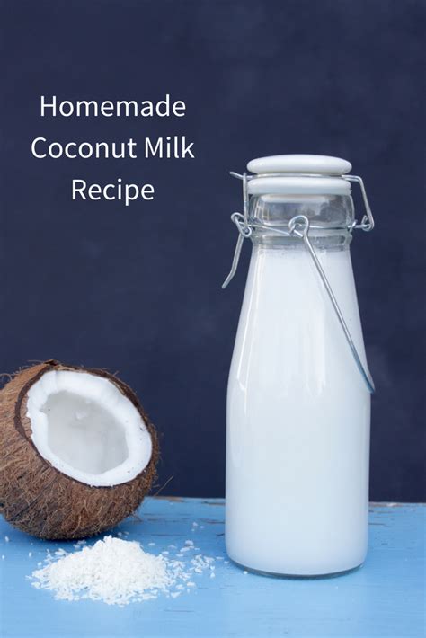 Homemade Coconut Milk Recipe From Brown Coconut Or Flakes