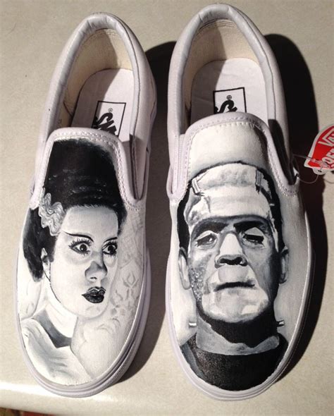 This Item Is Unavailable Etsy Bride Of Frankenstein White Slip On