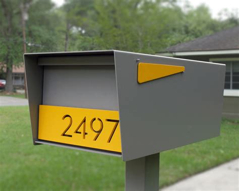 The Goodwood Locking Post Mount Mailbox By Handsomeindustries On Etsy