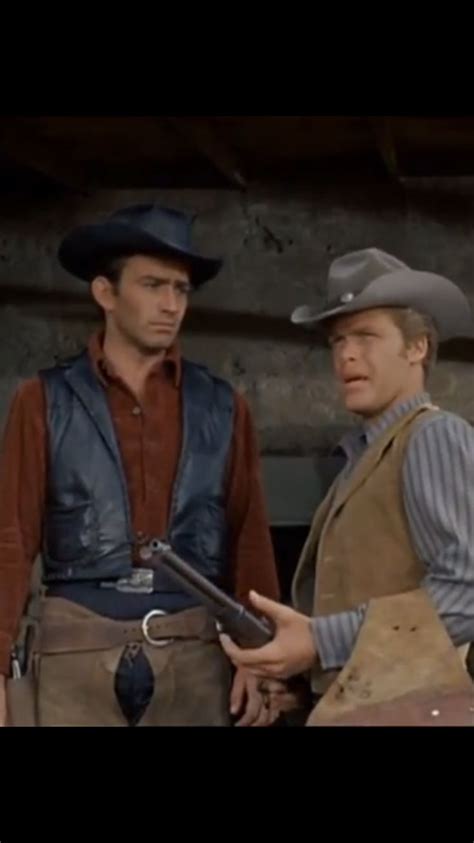 James Drury The Virginian And Doug Mcclure As Trampas In Throw A Long Rope Doug Mcclure James