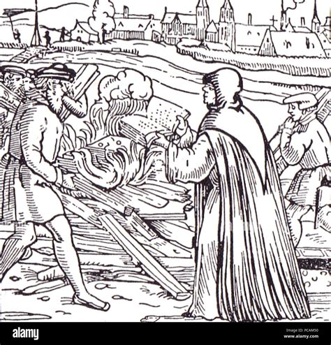 382 Luther Burning The Papal Bull Stock Photo Alamy