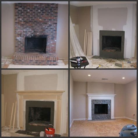 All you'll need is a good masonry primer. Brick fireplace makeover: before, during, after ...