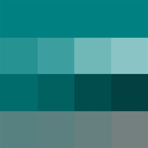 An Abstract Green And Teal Color Scheme With Horizontal Lines In The