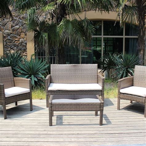 62cm x 109cm x 79cm. 4 Seat Sofa Lounge Set | Dunelm | Patio sofa set, Garden furniture uk, Garden sofa set