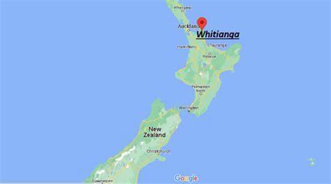 Where Is Whitianga New Zealand Map Of Whitianga Where Is Map