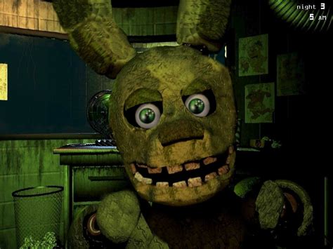 Unwithered Springtrap Jumpscare By Redgekkouga On Deviantart