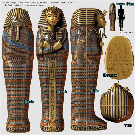 Tutankhamun Sarcophagus 3d Reference Ancient Egypt Ancient Egypt