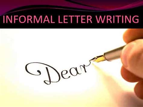 Informal letter sample | letter writing. ICSE English Language INFORMAL LETTER WRITING - YouTube
