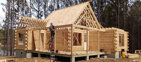 Log Home Package Installation The Original Log Cabin Homes