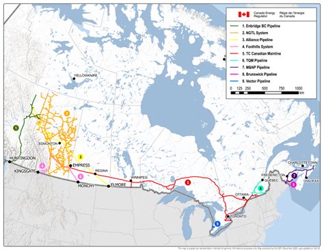 Cer Canadas Pipeline System 2021 Natural Gas Pipeline