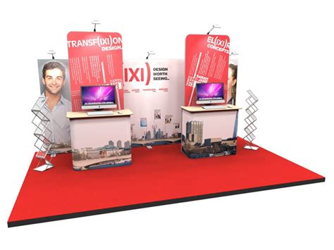 Custom Modular Exhibition Stand System Pop Up Stand Exhibition Screen