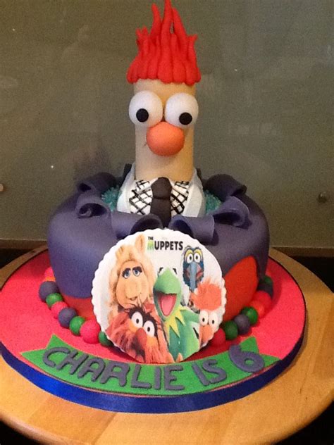 My Sons 6th Birthday Cake We Love Beaker Birthday Cake Muppets