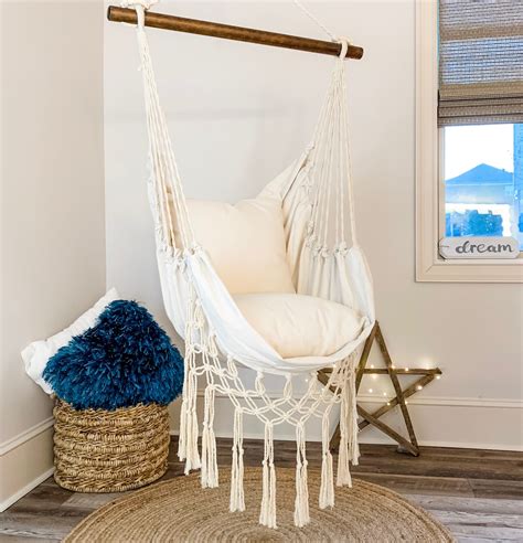 Indoor Macrame Hammock Chair Swing Handmade Limbo Imports Hammocks