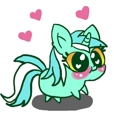 807801 Safe Artistmoekonya Lyra Heartstrings G4 Animated Blushing Chibi Cute Female
