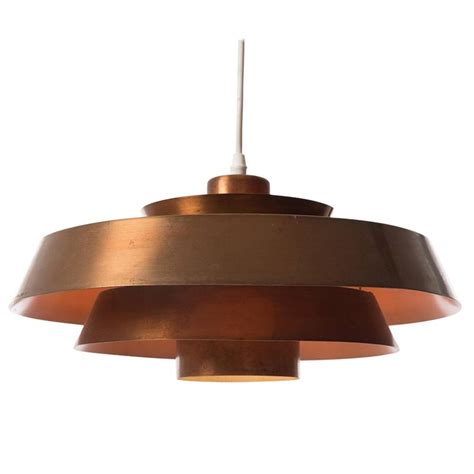 Scandinavian Modern Copper Nova Pendant Light At 1stdibs