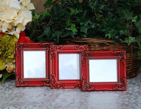 Ornate Wedding Picture Frames Set Of 3 Vintage Country Cottage Chic