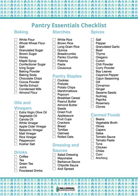 Get Our Free Printable Kitchen Essentials Checklist Which Also Includes
