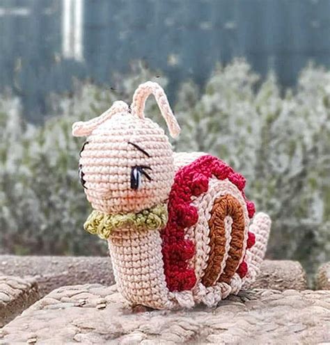 Amigurumi Crochet Cute Snail Free Pattern Handmadecraft