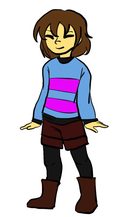 Frisk Full Body Doodle By Dasher Flash On Deviantart