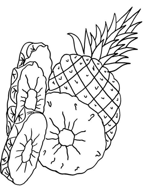 Pineapple Coloring Pages Download And Print Pineapple