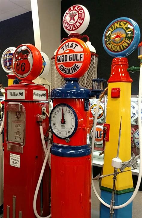 Restored Original Gas Pumps Collection Vintage Gas Pumps Old Gas